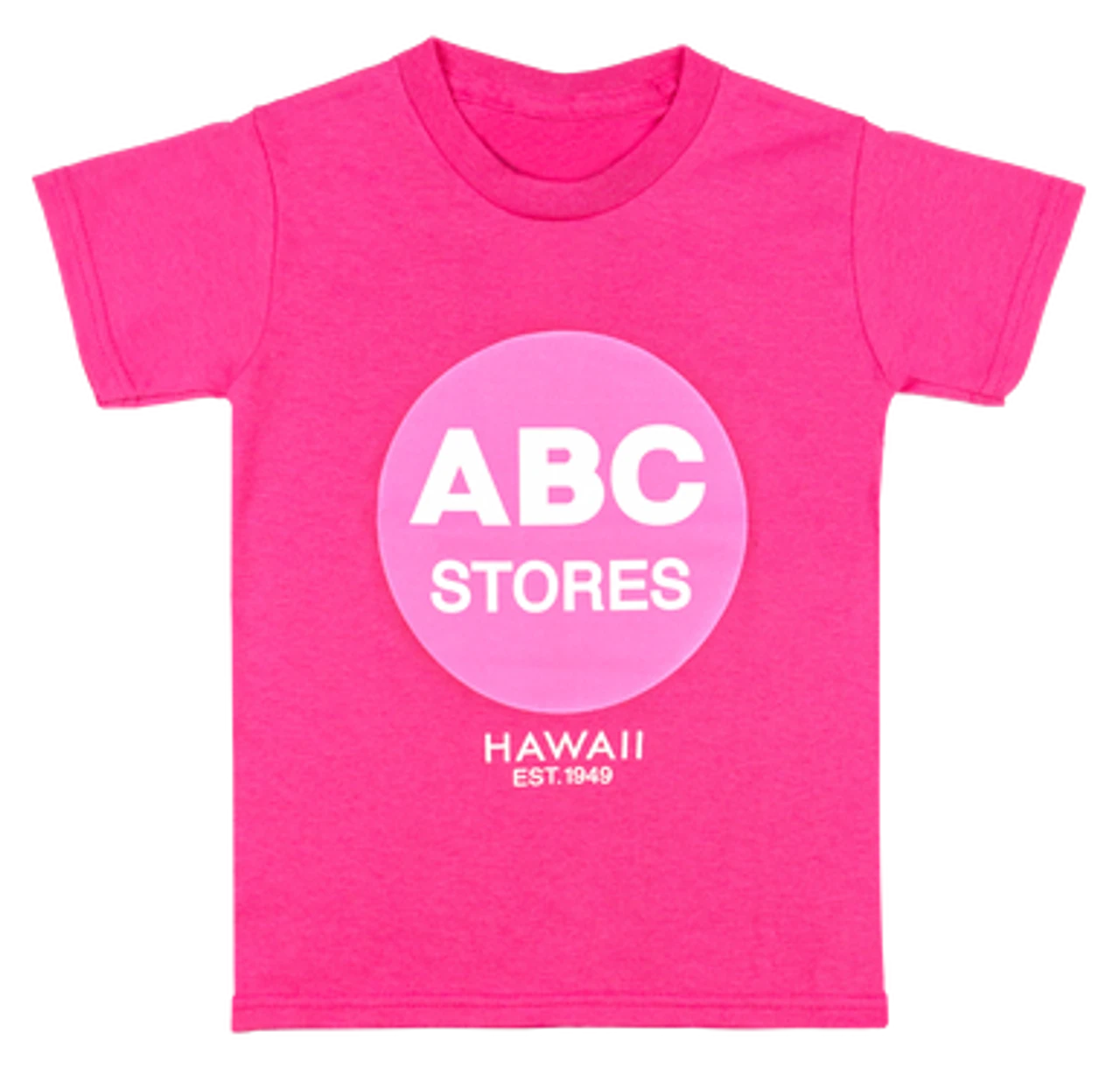 Hawaiian Performance Surfwear® Child's Tee - ABC Classic: Raspberry 3 Hawaiian Performance Surfwear® Child's Tee - ABC Classic: Raspberry