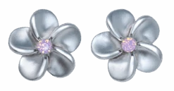Small Plumeria With Crystal Earrings -Fashion Store 63901 ICEarring PlumeriaMedium Opal s20 59004.1594347347.1280.1280 57058.1634667907