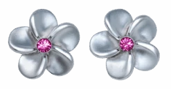 Small Plumeria With Crystal Earrings -Fashion Store 63901 ICEarring PlumeriaMedium Rose s20 69699.1594347349.1280.1280 73619.1634667907