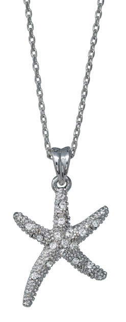 Island Crystal Charm Necklace -Fashion Store 63903 ICNecklace Starfish s20 48258.1594340846.1280.1280 60916.1705712334