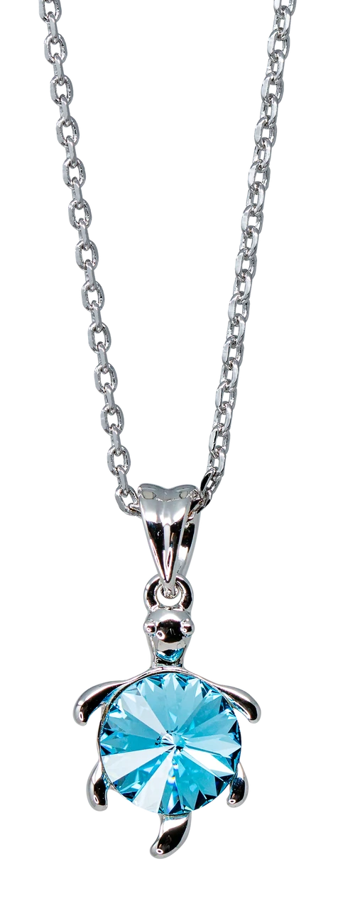 Turtle With Crystal Necklace 6 Turtle With Crystal Necklace - Image 4