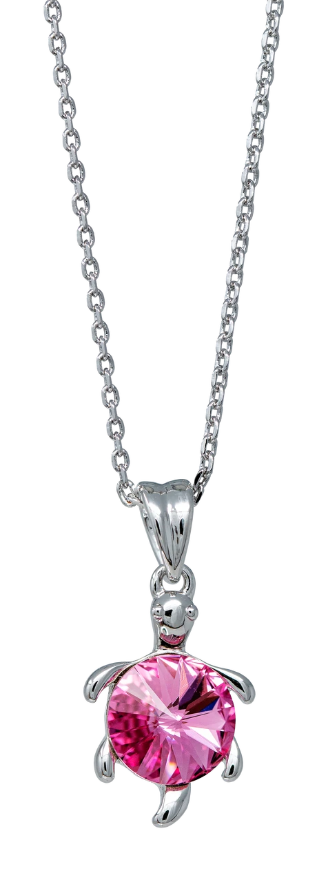 Turtle With Crystal Necklace 5 Turtle With Crystal Necklace - Image 3