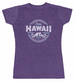 Island Girl® Surf Tee - Island Life: Purple Heather