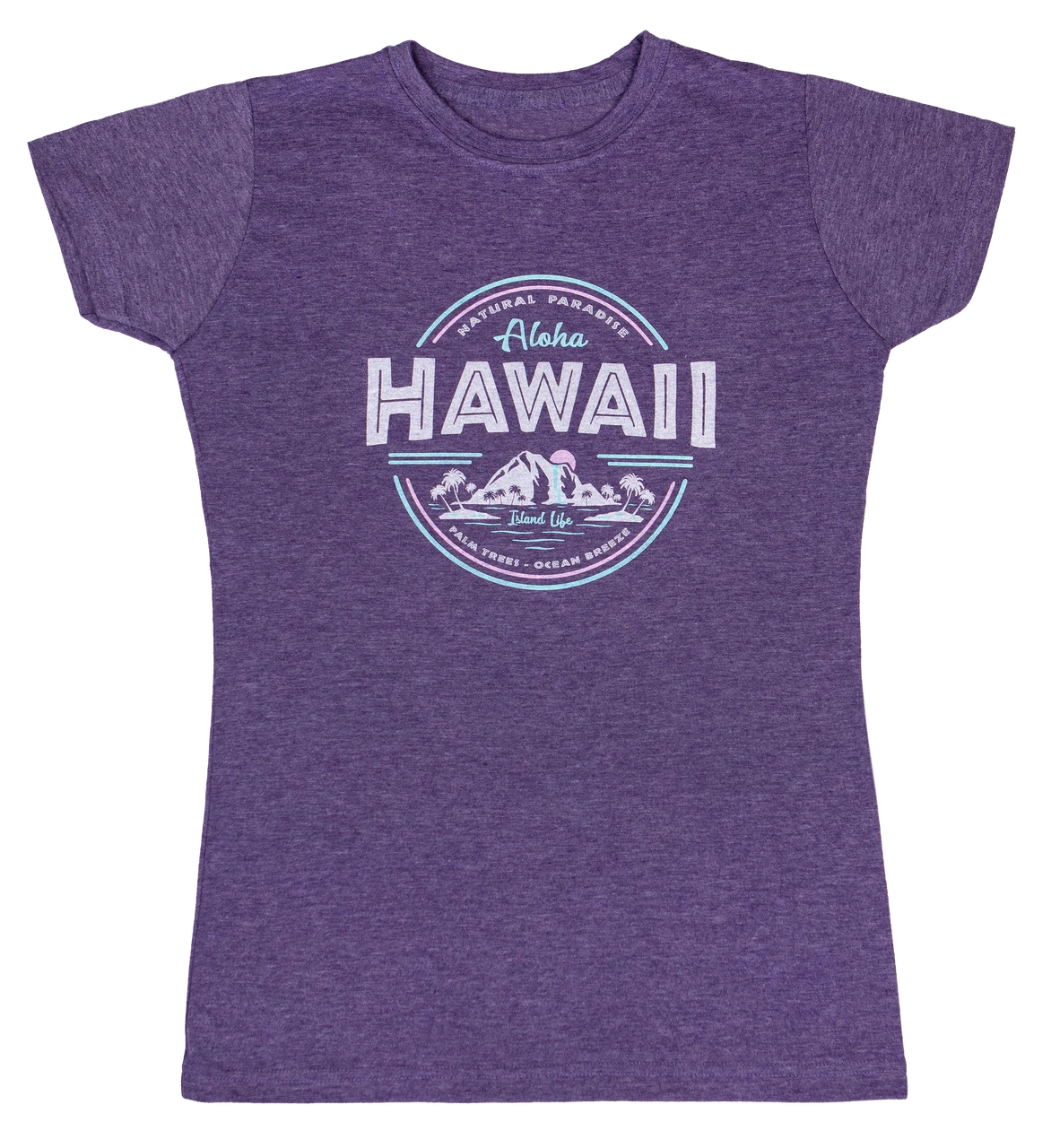 Island Girl® Surf Tee - Island Life: Purple Heather 3 Island Girl® Surf Tee - Island Life: Purple Heather