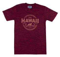 Hawaiian Athletics® Sports Tee - Island Life: Space Red