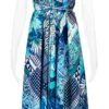 Robin Ruth® Maxi Dress: Blue Palm