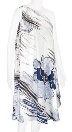 Robin Ruth® Maxi Dress: Hibiscus Canvas 25 Robin Ruth® Maxi Dress: Hibiscus Canvas -Fashion Store 68484 RRMaxiDress Shoulder HibiscusCanvas Model RightView 63148.1689792824