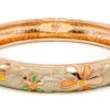 Medium Island Bangle - Flower Design: Cream -Fashion Store 69875 ME FL CREME IslandBangles 11577.1680826685