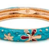 Medium Island Bangle - Flower Design: Turquoise 1 Medium Island Bangle - Flower Design: Turquoise -Fashion Store 69875 ME FL TURQUOISE IslandBangles 10479.1680826570