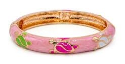 Medium Island Bangle - Honu Design: Pink