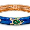 Medium Island Bangle - Honu Design: Royal Blue -Fashion Store 69875 ME HO ROYALBLUE IslandBangles 84055.1680826363