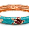 Medium Island Bangle - Honu Design: Turquoise -Fashion Store 69875 ME HO TURQUOISE IslandBangles 03935.1680826269