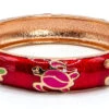 Large Island Bangle - Honu Design: Red 1 Large Island Bangle - Honu Design: Red -Fashion Store 69876 LA HO RED IslandBangles 62928.1680827569
