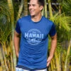 Hawaiian Athletics® Sports Tee - Island Life: Space Blue -Fashion Store 6X2A0560 68068.1700004697