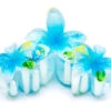 Painted Plumeria Trio Hair Clip: Light Blue -Fashion Store 70156 TRIO LIGHT BLUE HawaiianGlamour PaintedHairClip 24262.1695851367