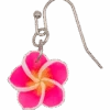 Small Plumeria Dangle Earrings: Pink -Fashion Store 74258 OluOluPP SmallDangle Pink 29332.1668565376