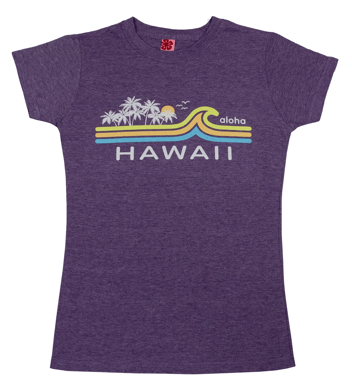 Island Girl® Surf Tee - Beach Break: Purple Heather 3 Island Girl® Surf Tee - Beach Break: Purple Heather