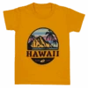 Hawaiian Performance Surfwear® Child's Tee - Tropical Sunset: Gold -Fashion Store 80245 ChildTeeHPS TropicalSunset Front Gold 99084.1658958072