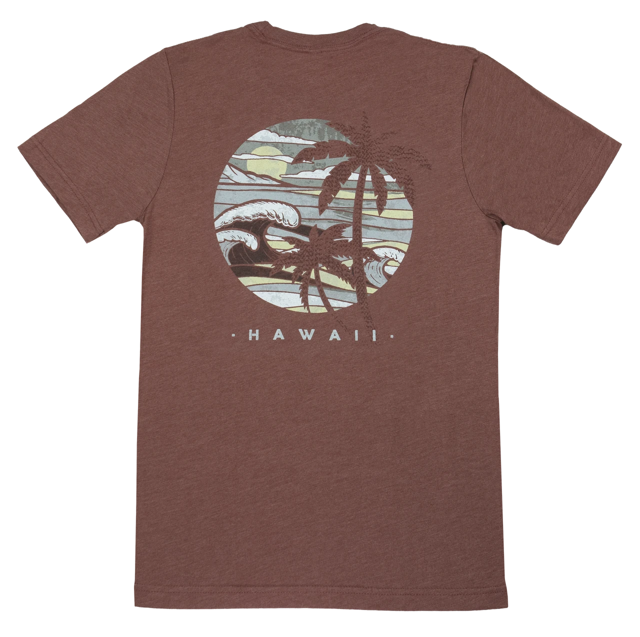 Vintage Dyed Tee - Wave: Rust Heather 4 Vintage Dyed Tee - Wave: Rust Heather - Image 2