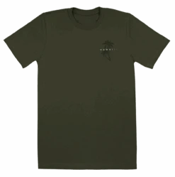 Vintage Dyed Tee - Wave: Olive Heather