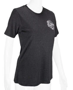 Island Girl® Surf Tee - Sunny Aloha: Charcoal Heather -Fashion Store 80836 IG SunnyAloha Model RightView CharcoalHeather 40390.1704856349