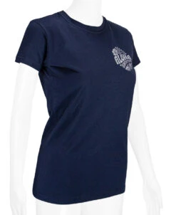 Island Girl® Surf Tee - Sunny Aloha: Navy -Fashion Store 80836 IG SunnyAloha Model RightView Navy 26888.1683234195