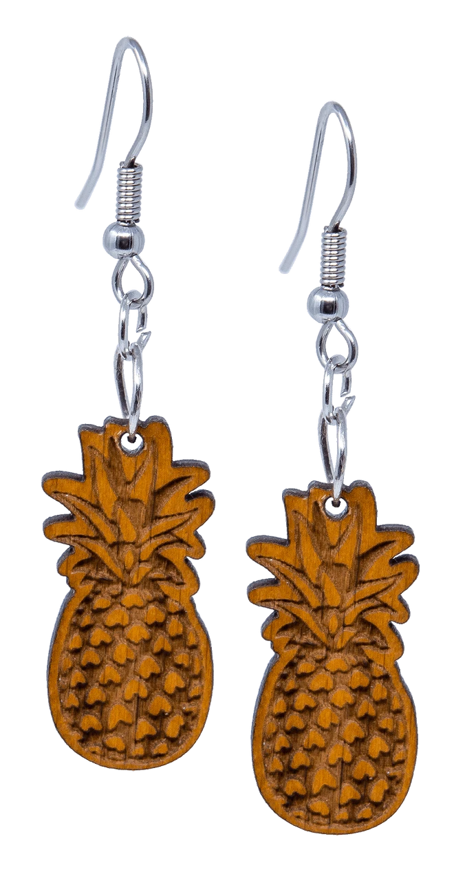 Island Edge® Small Dangle Earrings: Pineapple 3 Island Edge® Small Dangle Earrings: Pineapple