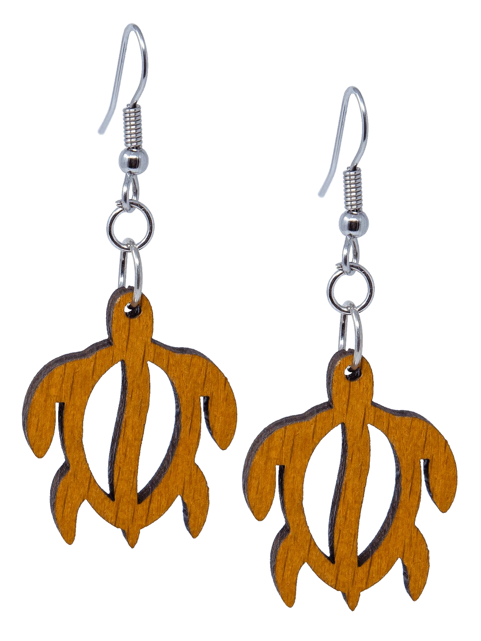 Island Edge® Medium Dangle Earrings: Honu 3 Island Edge® Medium Dangle Earrings: Honu