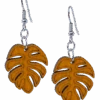 Island Edge® Medium Dangle Earrings: Monstera Leaf -Fashion Store 80995 IslandEdge EarringDangle Monstera 42439.1669143572