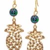 Jewel Of The Sea Dangle Earrings: Pineapple -Fashion Store 80996 JOTS EarringDangle Pineapple 00800.1697855100