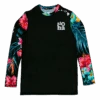 Robin Ruth Longsleeve Sun Shirt - Black Floral Elegance -Fashion Store 81771 RRLongsleeveSunShirt BlackFloralElegance Front 81625.1707851930