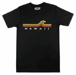 Hawaiian Athletics® Sports Tee - Beach Break: Black