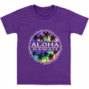 Hawaiian Performance Surfwear® Child's Tee - Tie Dye: Purple -Fashion Store 84980 CHILDTeeHPSTieDye Purple Front 94717.1663881820