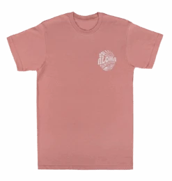 Crew Neck Tee - Sunny Aloha: Dusty Rose -Fashion Store 85288 CrewNeckTee SunnyAloha DustyRose Front 91719.1697847507