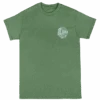 Crew Neck Tee - Sunny Aloha: Military Green -Fashion Store 85288 CrewNeckTee SunnyAloha MilitaryGreen Front 74247.1663889099