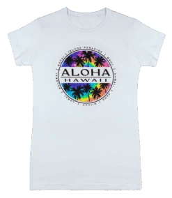 Island Girl® Surf Tee - Tie Dye: White -Fashion Store 85328 BabyTee IGTieDye White 14209.1700003909