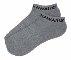 Hawaiian Performance Surfwear® Athletic Cut Socks: Turtle Gray