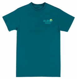 Crew Neck Tee - Ocean: Teal