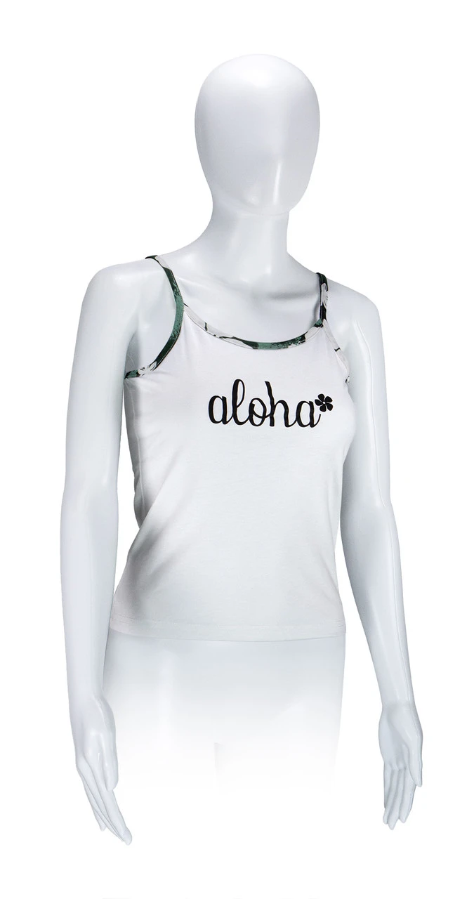 Island Design Collection Strap Tee: White 6 Island Design Collection Strap Tee: White - Image 4