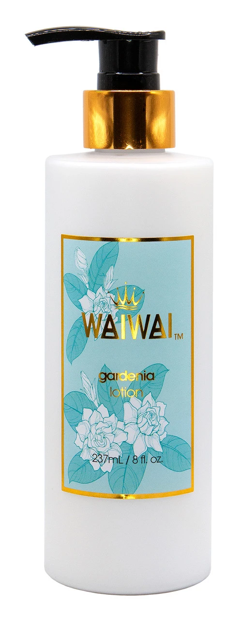 WaiWai Lotion Pump 8oz: Gardenia 4 WaiWai Lotion Pump 8oz: Gardenia - Image 2