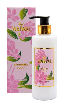 WaiWai Lotion Pump 8oz: Plumeria