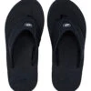 Hawaiian Performance Surfwear® Slippers: Black -Fashion Store 90011 HPSSlipper Pair Black 67758.1691182971
