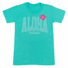Hawaiian Performance Surfwear® Child's Tee - Big Aloha: Mint 1 Hawaiian Performance Surfwear® Child's Tee - Big Aloha: Mint -Fashion Store 91477 ChildTeeHPSBigAloha Front Mint 20509.1697242321