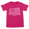 Hawaiian Performance Surfwear® Child's Tee - Big Aloha: Raspberry 2 Hawaiian Performance Surfwear® Child's Tee - Big Aloha: Raspberry -Fashion Store 91477 ChildTeeHPSBigAloha Front Raspberry 61621.1697242367