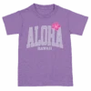 Hawaiian Performance Surfwear® Child's Tee - Big Aloha: Lavender -Fashion Store 91477 ChildTeeHPSBigAloha Lavender Front 08866.1704931651