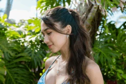 Island Crystal Charm Necklace