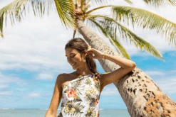 Plumeria Loop Earrings: White -Fashion Store ABC Store 2023 0 66 92379.1705720073