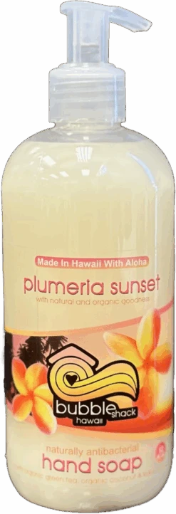 Bubble Shack Liquid Hand Soap: Plumeria Sunset