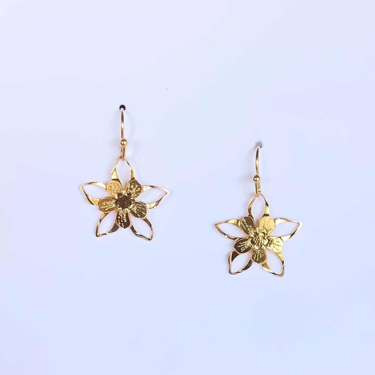 Liv-N-Aloha® Gold Columbine Earrings 3 Liv-N-Aloha® Gold Columbine Earrings