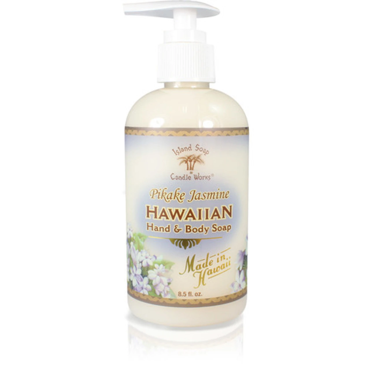 Island Soap Company Hand And Body Soap Pump: Pikake Jasmine 3 Island Soap Company Hand And Body Soap Pump: Pikake Jasmine